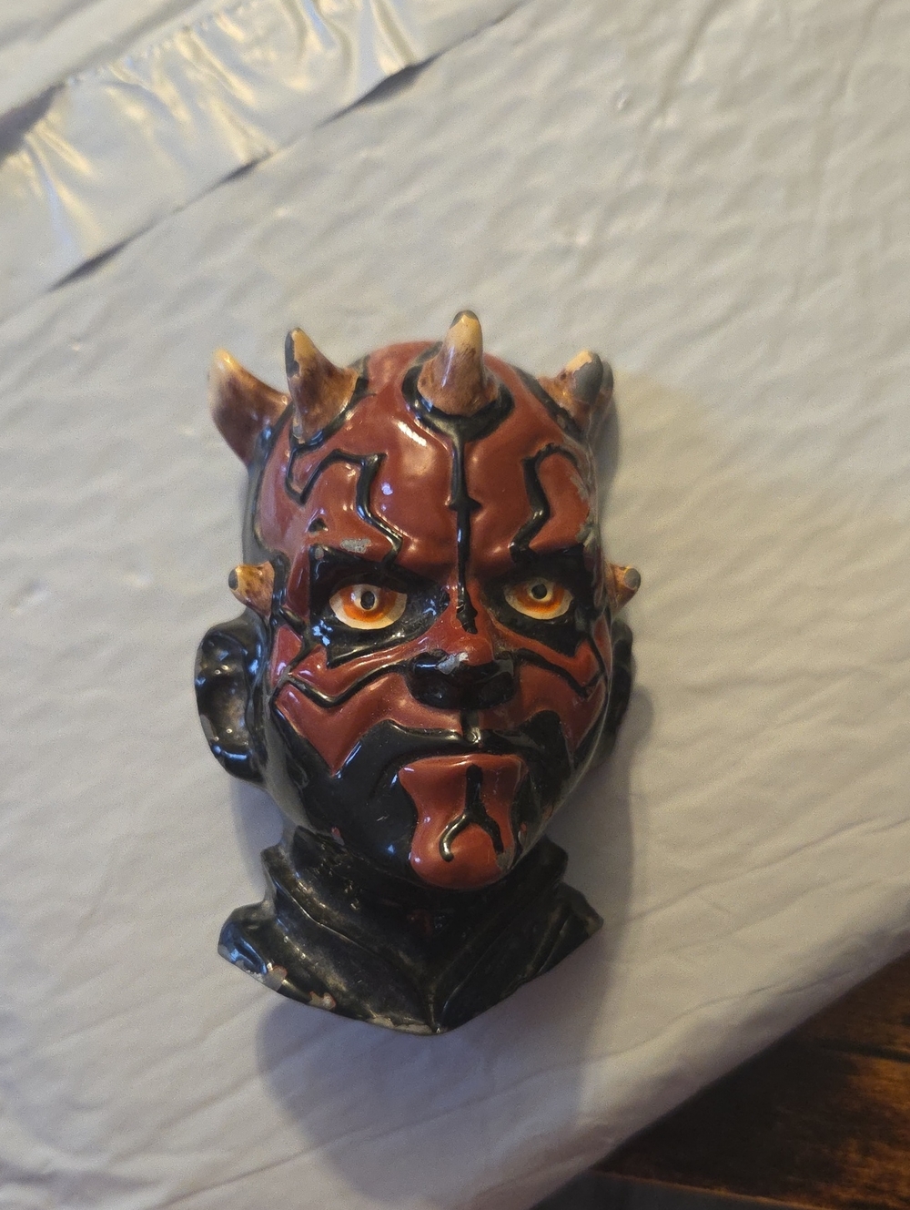Star Wars The Phantom Menace Darth Maul Metal 3-D Colored Belt Buckle